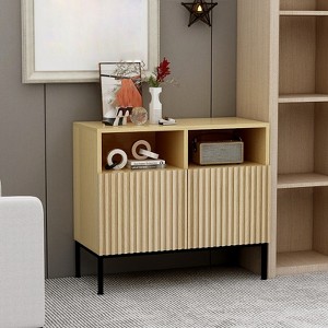 Sideboard Buffet Cabinet with Storage, Modern Coffee Bar Cabinet, Corner Storage Cabinet, Kitchen Pantry Cabinet for Kitchen Living Room - 1 of 4