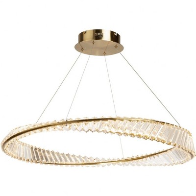 Artcraft Lighting Stella 1 - Light Pendant in  Brushed Brass