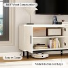 Dyonery 70" Fluted-Door TV Stand Entertainment Center with Storage - 3 of 4