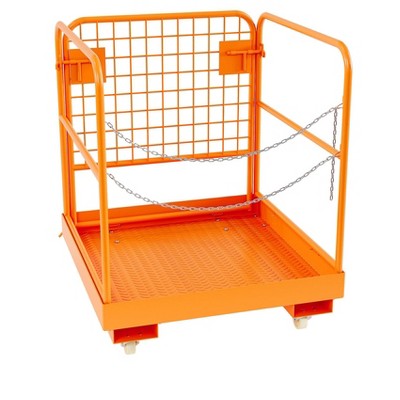 Forklift Safety Cage, Forklift Man Basket - 36''x36'' Heavy Duty 1200Lbs Capacity Work Platform for Aerial Jobs