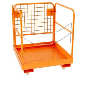 Forklift Safety Cage, Forklift Man Basket - 36''x36'' Heavy Duty 1200Lbs Capacity Work Platform for Aerial Jobs - 1 of 4