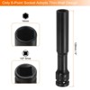 Unique Bargains 6 Point Square 1/2" Drive 5" Extra Long Phosphated CR-V Steel Deep Thin Wall Impact Socket - 2 of 4
