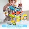 Joyfy Car Ramp Toy for 2 3 Year Old Boy Gifts, Toddler Race Track Toy for 18 Month Old with 4 Wooden Cars and Multiple Parking Spaces,Birthday Gifts - 2 of 4