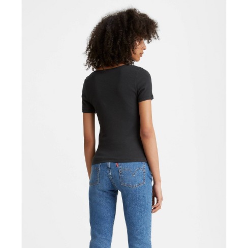 Levi's® Women's Short Sleeve Honey T-shirt - Caviar : Target