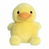 Aurora Mini Tubby Rubber Ducky Palm Pals Adorable Stuffed Animal Yellow 5" - 2 of 4