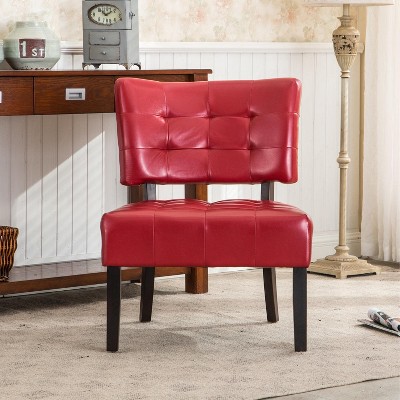 NicBex Accent Chair Modern Armless Chair with Oversized Seating Lounge Chair for Living Room, Reading Room