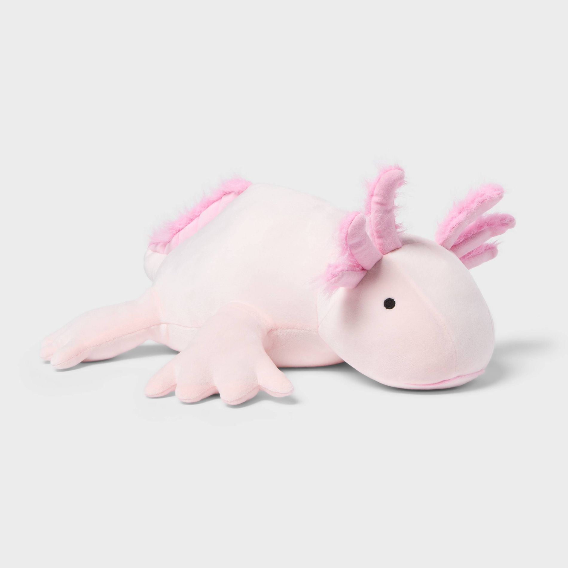 Axolotl Weighted Plush Kids' Throw Pillow Light Pink - Pillowfort™