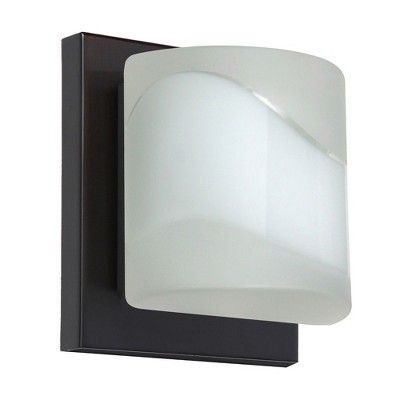 Besa Lighting Paolo 1 - Light Vanity in  Bronze