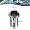 Unique Bargains Stainless Steel Adjustable Mesh Screen Wall Round Soffit Air Vents - 2 of 4