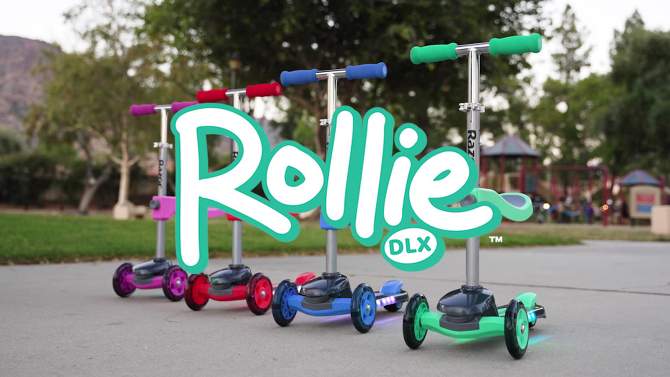 Razor Rollie DLX Scooter - Teal Blue, 2 of 11, play video