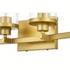 Elegant Lighting Saanvi 4 light Brass and Clear Bath Sconce - 4 of 4