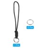 Unique Bargains Braided Wrist Strap Key Whistle Wallet Badge Lanyards 8.3" with Spring O Rings - 3 of 4