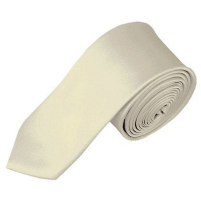 Men's Solid Color Skinny 2 Inch Wide And 57 Inch Long Neckties