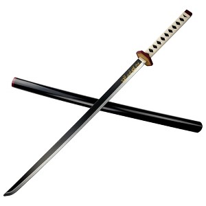 Edgework Imports Demon Slayer Giyu Tomioka 41 Inch Foam Replica Samurai Sword - 1 of 4