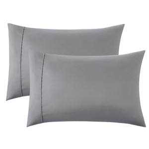 Bedsure-Polyester Microfiber Pillowcase 2 Pack Super Soft and Cozy Peached Fabric - 1 of 4