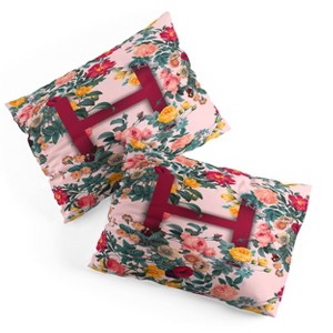 Deny Designs Standard Burcu Korkmazyurek Summer Botanical Monogram Pillow Shams - 1 of 3