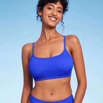 Women's Star Cup Strappy Bikini Top - Wild Fable™ Blue : Target