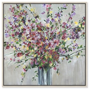 Art Remedy Blooming Vase Chic Farmhouse Wall Art Framed - 1 of 4