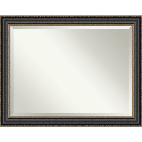 48 x 36 store framed bathroom mirror