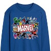 Men's - Marvel - Sticker Collage Long Sleeve Graphic T-Shirt - 2 of 4