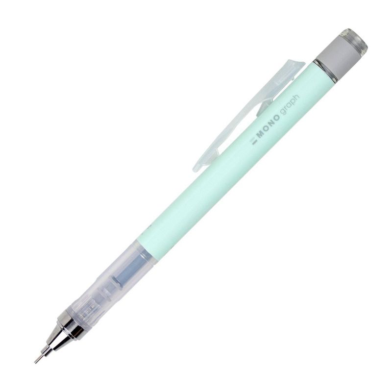 0.5mm MONO Graph Mechanical Pencil Pastel Mint Green - Tombow, 1 of 5