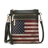 MKF Collection Genesis Printed Flag Vegan Leather Women’s Crossbody Bag by Mia K - 2 of 4
