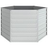 vidaXL Garden Raised Bed 50.8"x30.3" Galvanized Steel Silver - 4 of 4