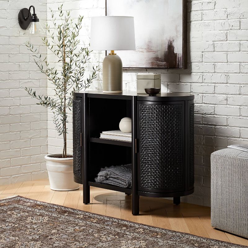 Portola Hills Caned Door Console with Shelves - Threshold™ designed with Studio McGee, 3 of 18