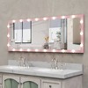 QingMoon Full Length Mirror, Floor-Standing Dressing Mirror with Wood Grain Aluminum Frame for Bedroom, Wall Mount or Standing - 4 of 4