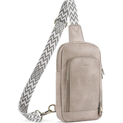CLUCI Crossbody Bags for Women - Sling Backpack Travel Bag in Leather