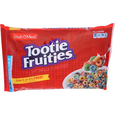 Malt-o-meal Tootie Fruities Family Size Bag - Case Of 8 - 23 Oz : Target