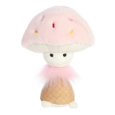 Aurora Small Ice Cream Fungi Friends Vibrant Stuffed Animal Pink 9 ...