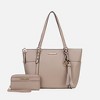 MKF Collection Gloria Vegan Leather Women’s Tote Bag with Wallet Set by Mia K - 2 of 4