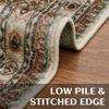 Machine Washable Area Rug Vintage Persian Distressed Area Rug Boho Throw Carpet, 5'x7' Taupe - 4 of 4