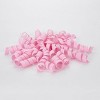 Bows And Sparkles 7" Fabric Curly Gift Ribbon Light Pink - 2 of 3