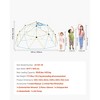 10FT Steel Dome Climber for Kids with Basketball Net, 1000 lbs Capacity, Outdoor Jungle Gym Playset with Balls and Pump - 3 of 4