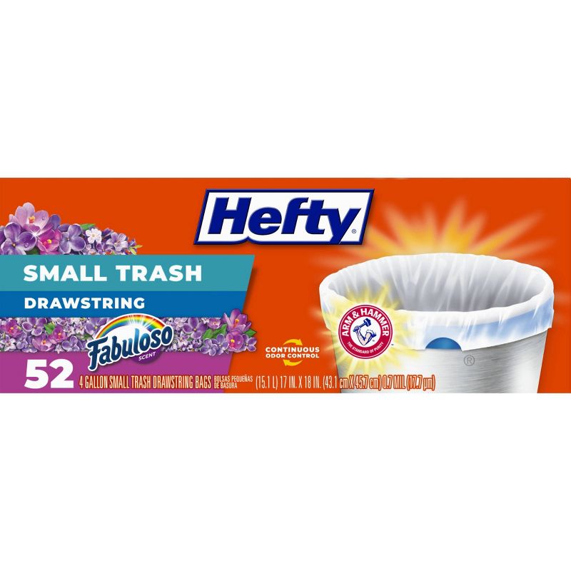 Hefty Fabuloso Trash Bag - Small - 52ct, 5 of 6