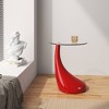 Lava Accent Table Abs and Glass Top - Manhattan Comfort - 2 of 4