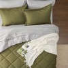 5/7 Pcs Bed in a Bag with Contrast Color Solid Design Bedding Set - 4 of 4