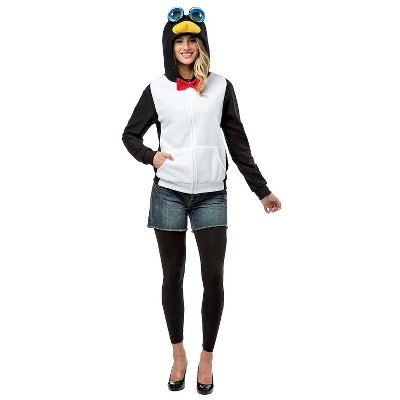 Halloween Express Adult Penguin Hoodie Costume