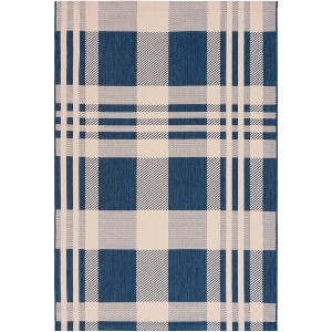 Courtyard CY6201 UV & Stain Resistant Non-Shedding Power Loomed Indoor/Outdoor Rugs - Safavieh - 1 of 4