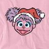 Boys' Sesame Street Christmas Santa Hat Abby Cadabby Face T-Shirt - 2 of 4