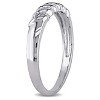 Diamond Illusion Wedding Band in Sterling Silver - image 2 of 4