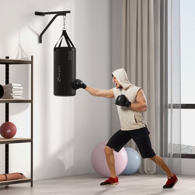 thumbnail image 2 of Complete Boxing Punching Bag Set For Adults - Unfilled Bag, Gloves, Timer & Hand Wraps 2 of 5