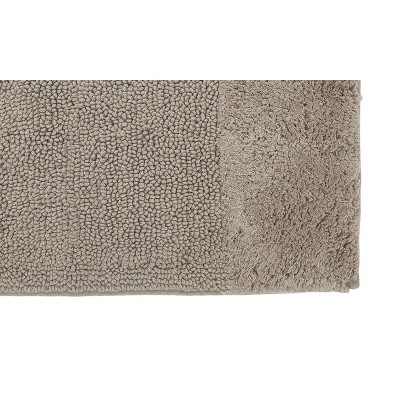 Granada Beige Cotton Tufted Non-Slip Bath Rug 17" x 24"