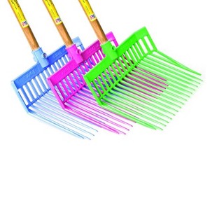 Miller Manufacturing PDF1A Set of 3 Plastic Little Giant DuraFork Gardening and Agricultural Bedding Forks for Farming Mulch, Manure, and Soil - 1 of 4