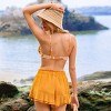Women's Tiered Mustard Cover Up Short - Cupshe - 3 of 4