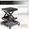 Pyle Motorcycle Jack with Dolly - Heavy Duty Scissor Lift, 2200 lbs Capacity - PLMOTJC11 - 3 of 4