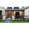 Urban Ambiance Luxury Bohemian Outdoor Pendant 16''H x 12''W,  Midnight Black Finish,  Cleveland Collection, UHP1280 - 2 of 4