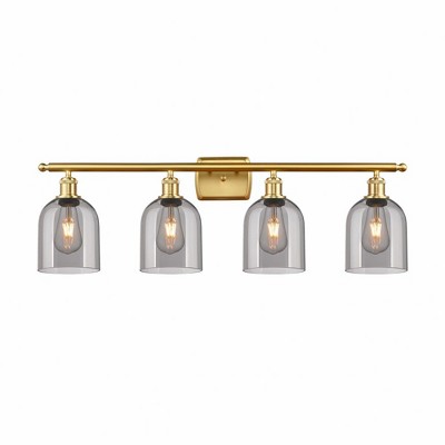 Bella - 4 Light Bath Vanity In Industrial Style-10.5 Inches Tall and 35.5 Inches Wide